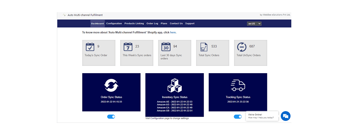 Webbee WebBee integration with Multichannel Fulfillment - Amazon Supply Chain ...